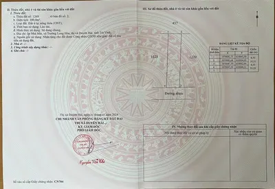 Cần bán 300m2 đất thổ cư mặt tiền nhựa, biển nhà mát, phường trường long hòa, duyên hải