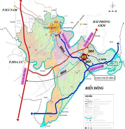 Bán đất công nghiệp tại ccn xuân tiến 2, xuân trường, nam định (diện tích 9000m2)