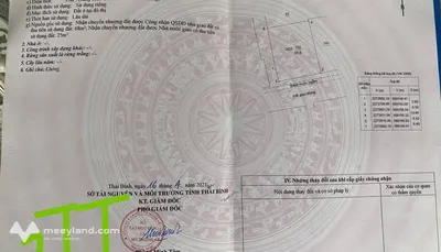 Bán nhà 2 tầng tại thị trấn Đông Hưng, diện tích 93m2, mặt hơn 8m, ô tô 7 chỗ đỗ cửa