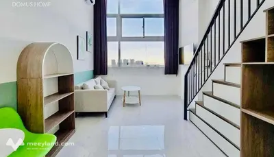 Phòng duplex cao cấp giá rẻ đầy đủ tiện nghi 35m2 gác cao ngay Kênh Tân Hóa Tân Phú