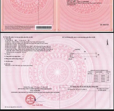 Đất đường bê tông vuông vức xã vạn thọ giá bán 14,5tr/m2