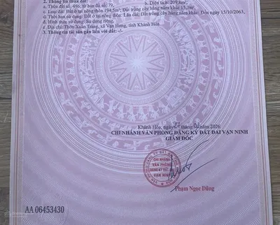 Bán đất thổ cư vạn hưng vạn ninh. vị trí thôn xuân trang, xã vạn hưng, vạn ninh, khánh hòa