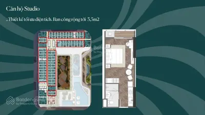 Bán nhanh căn hộ studio view vịnh hạ long full giá 1.6 tỷ, sổ đỏ lâu dài