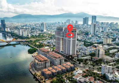 Căn 3pn tầng cao view sông hàn, pháo hoa diện tích 91,1m2 giá 11 tỷ