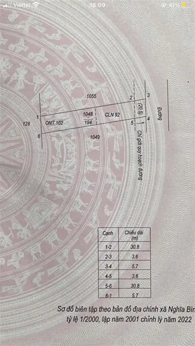 Bán đất tại thị trấn quỹ nhất, nghĩa hưng, nam định, 2,8 tỷ, 194 m2
