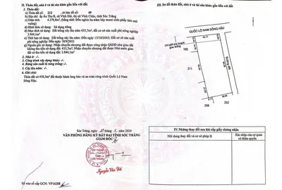 Bán đất tại vĩnh hải, vĩnh châu, sóc trăng, giá siêu hời 6,5 tỷ, 4379,8m2