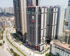 Cho thuê văn phòng tòa nhà Mỹ Đình Plaza 2 Nguyễn Hoàng. 230m2. Giá 80 triệu/tháng. Full nội thất