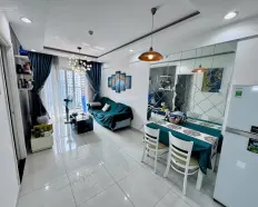 Căn hộ full nội thất thiết kế trẻ trung chuẩn châu Âu 65m2, 2PN nhà mới chưa cho thuê lần nào.