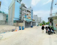 Bán đất An Phú Đông, hẻm 43/46 Vườn Lài, gần chợ, cách trường ĐH Nguyễn Tất Thành 100m, giá 5,4 tỷ
