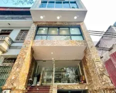 Cho thuê nhà ở phố Trung Kính, DT 80m2x6T + 1 hầm, MT 6m, thông sàn toàn bộ, thang máy, giá 55tr/th