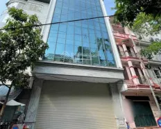 Tòa nhà VP Huỳnh Thúc Kháng - Nguyên Hồng 80m2x8T, mới tinh, thông sàn, thang máy, PCCC, 50tr/th