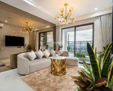 Cho thuê gấp căn hộ cao cấp Golden Mansion, Phổ Quang, DT 65m2 2PN 2WC giá 16tr/th. LH 0899 874