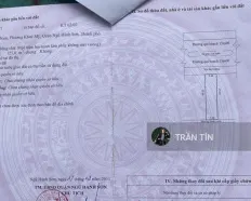 Cặp đất đường Minh Mạng thông thẳng ra bãi tắm Sơn Thủy. Phù hợp xây dựng khách sạn & Apartment