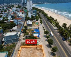 Bán lô đất 205,4m² Hoàng Sa view trực diện biển Mỹ Khê phù hợp xây khách sạn giá sập hầm