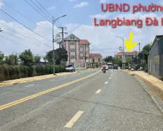 Bán đất mặt tiền đường Bidoup (QH rộng 22m) cách TTHC phường Langbiang Đà Lạt 100m