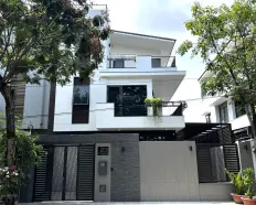 Cho thuê dài hạn nhà khu Đảo Kim Cương, gara, 3 lầu, 5 phòng lớn để ở, văn phòng công ty