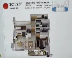 Căn góc 2PN HIYORI 74,28m2 view trực diện biển, full nội thất chuẩn Nhật, Quý 2/2027 bàn giao