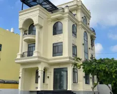 Nhà góc 2MT khu Đảo Kim Cương Q2. DT: 10x20m, hầm 4 tầng sàn trống thang máy, máy lạnh giá 75tr/th