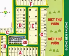 Bán lô đất 135m2 khu Liên Phường, giá 59 triệu/m2