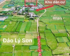 Đất ven biển - gần bên Resort. Giá 1tr2/m2. Vị trí Đảo Lý Sơn: 512m2 đường nhựa xe tải
