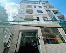 Cho thuê tòa nhà góc 2 mặt tiền khu Cộng Hòa. DT: 10x14m. 1 hầm - 6 tầng. Thang máy