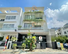 Tòa văn phòng full nội thất gần Bát Nàn P. Bình Trưng 10*18m hầm 3 lầu 8 phòng thang máy sân thượng