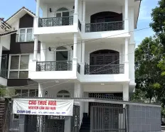 Cho thuê dài hạn 5 - 10 năm nhà căn góc hầm 3 lầu 7 phòng mới 98% tại trung tâm Phường An Phú Q2