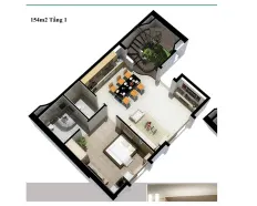 Cho thuê CC duplex 2 tầng đẹp, nhiều tiện ích tại 70 Lữ Gia, Q11, TP.HCM, 22 triệu, 154m2