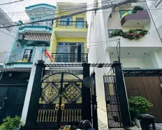 Cho thuê nhà Hẻm xe hơi 74/ Đường Số 9 P16 Gò Vấp 3,7m x 17m 4pn 3wc gần trường Võ Thị Sáu