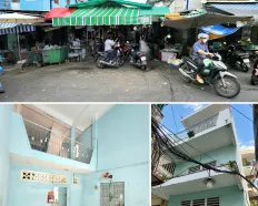 Vị trí kinh doanh - Nhà 3 tầng - Lô góc 3 mặt thoáng - Ngay sau căn mặt tiền chợ Nhật Tảo