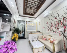Cho thuê nhà Đỗ Quang-Hoàng Ngân: 80m2 5 tầng, phân lô, ô tô đỗ cửa ngày đêm, 25tr/th