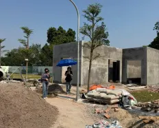 Trục chính liên xã. Vị trí đẹp Hòa Lạc hiện nay để có thể xây trọ, chung cư mini