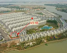 Biệt thự góc 3 mặt tiền làm văn phòng, sử dụng 400m2 sàn, giá 90 triệu/tháng