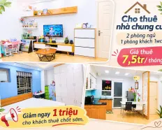 Chính chủ cho thuê căn hộ 2PN full đồ tại HH2B Linh Đàm giá 7.5 triệu/tháng vào ở ngay