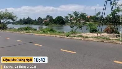 Bán đất mặt tiền sông Kinh Giang, đối lưng biển Mỹ Khê Quảng Ngãi, 150m2 ngang 8,2m, kinh doanh tốt