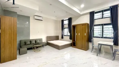 Cho thuê studio 35m2 new 100% có thang máy - máy giặt riêng ngay Ngã tư Hàng Xanh, cầu Thị Nghè