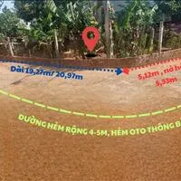 Đất thổ cư Krông A, chợ Ea Tu, QL14 - 26, TP. Buôn Ma Thuột 5x20 nở hậu, thổ cư 75m2 giá 1.15 Tỷ