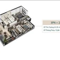 Cho thuê căn hộ 3 ngủ - chung cư Skyoasis , KĐT Ecopark - Giá 8tr/tháng