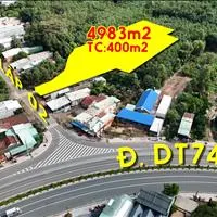 Chính chủ cần bán 4983m2 sẵn 400m2 thổ cư giá 12.96 tỷ phường Tân Uyên, HCM