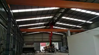 Cho thuê kho DT 1200m2, kho khung thép zamil có sẵn cẩu trục 5 tấn huyện Thanh Oai, Hà Nội