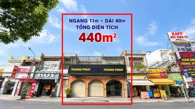 Cho thuê mặt bằng ngang 11m đường phạm văn thuận tổng 440m2 gần vincom biên hòa