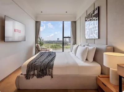 Cho thuê 3PN JWMarriott nội thất đẹp|View sông,pháo hoa|Chuyên quản lý cho thuê căn hộ Grand Marina
